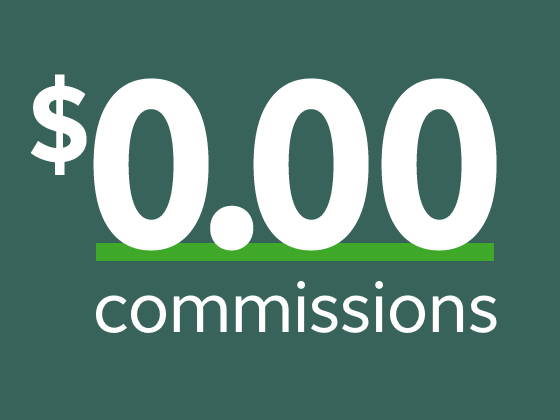 Zero Commissions banner